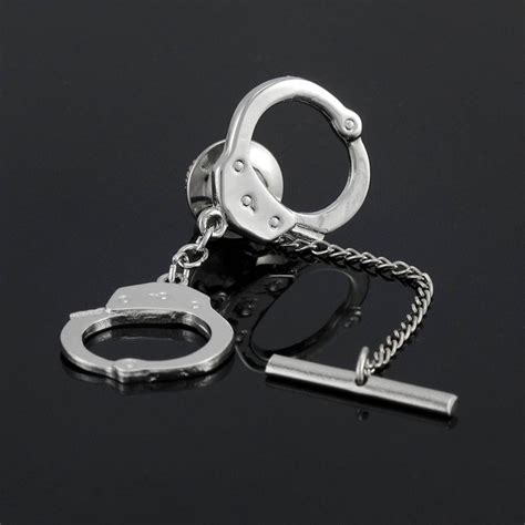 handcuff tie pin